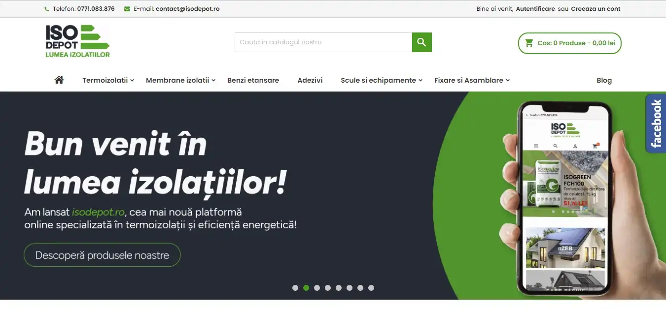 isodepot website screen capture